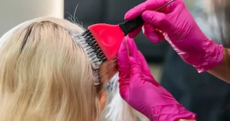Roots colour and Olaplex treatment offer in Dubai