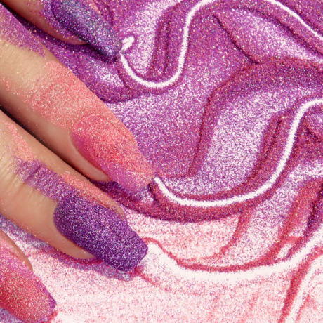 Glitter nail dip powder manicure - The Perfect Trio weekday package